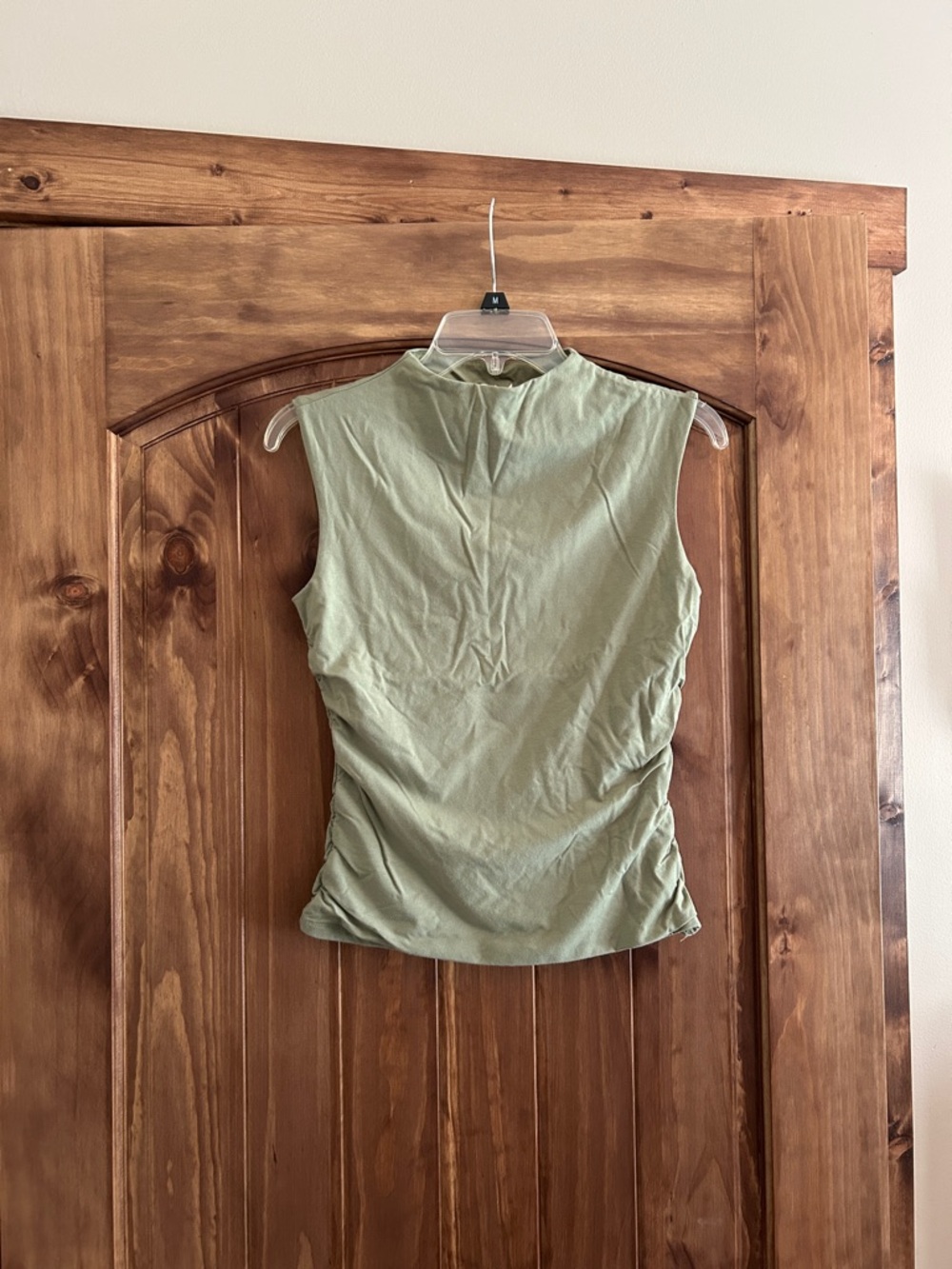 Rebecca Minkoff Sleeveless Mock Neck Tank - Sage